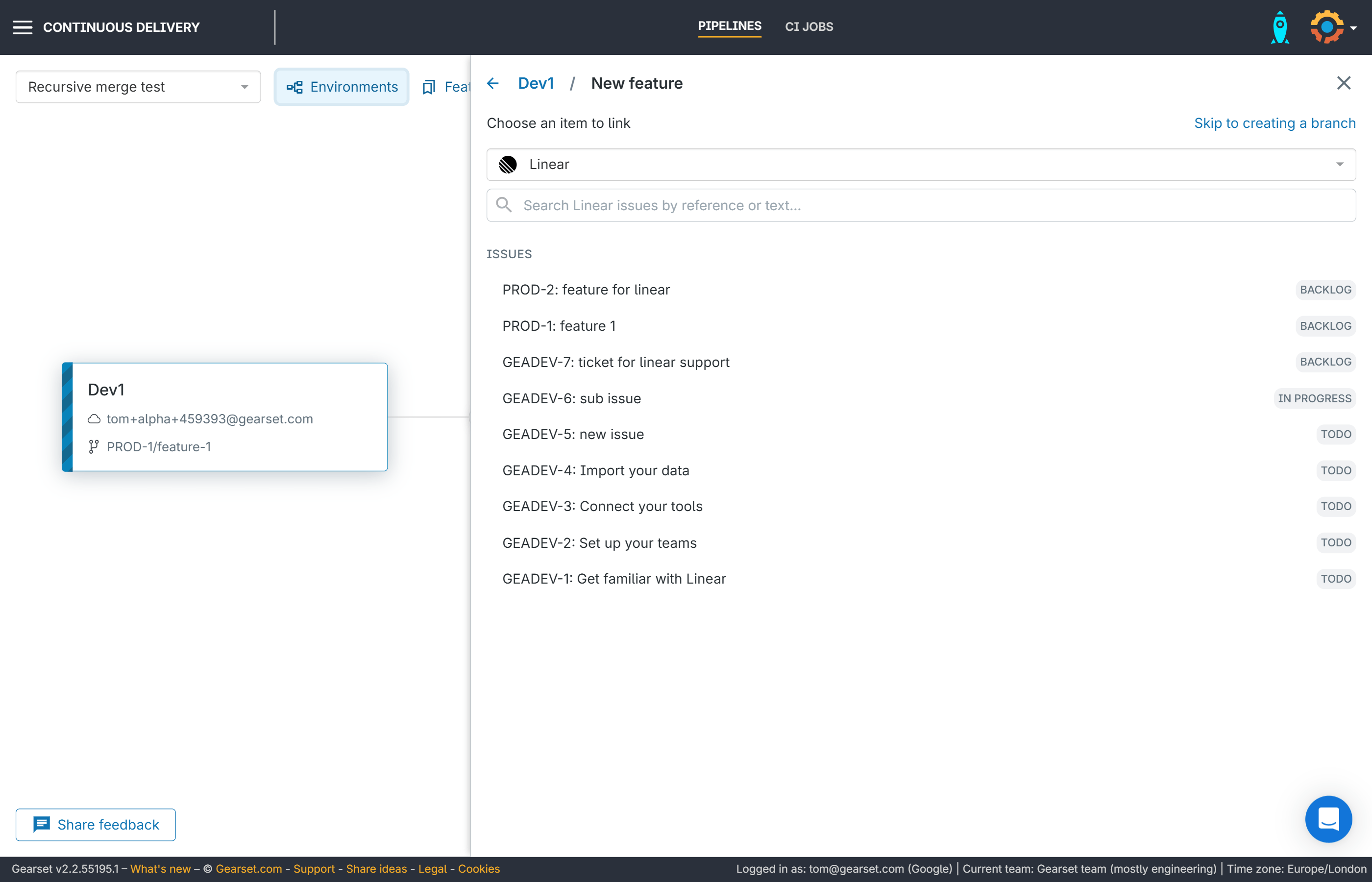 Update Jira tickets with Gearset